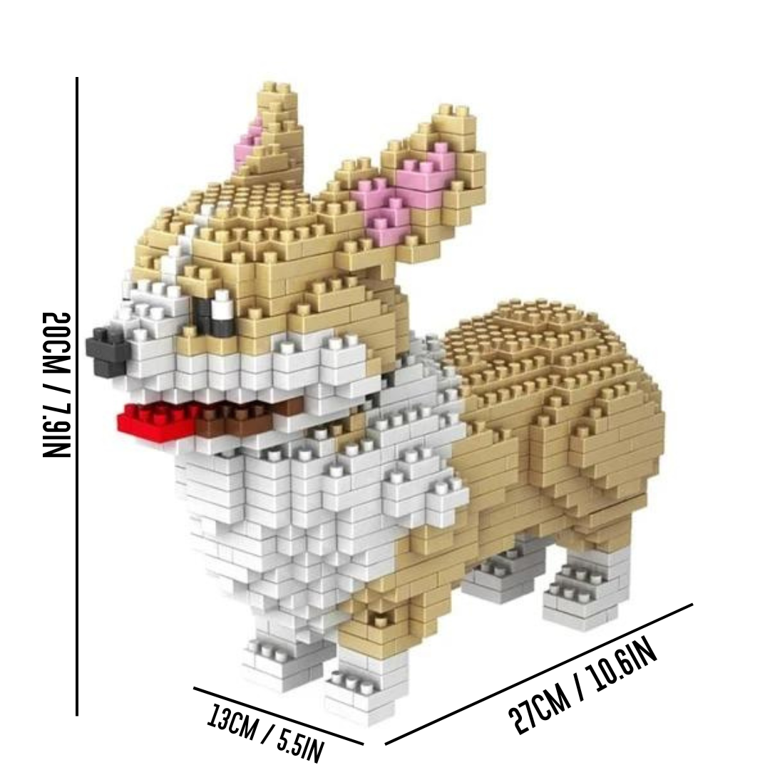 Realistic Corgi MultiBrickz