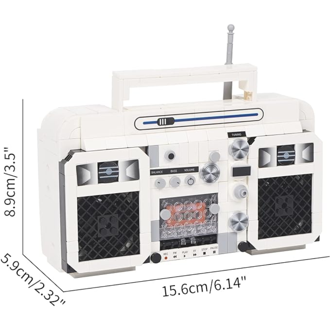 Vintage Cassette Radio MultiBrickz