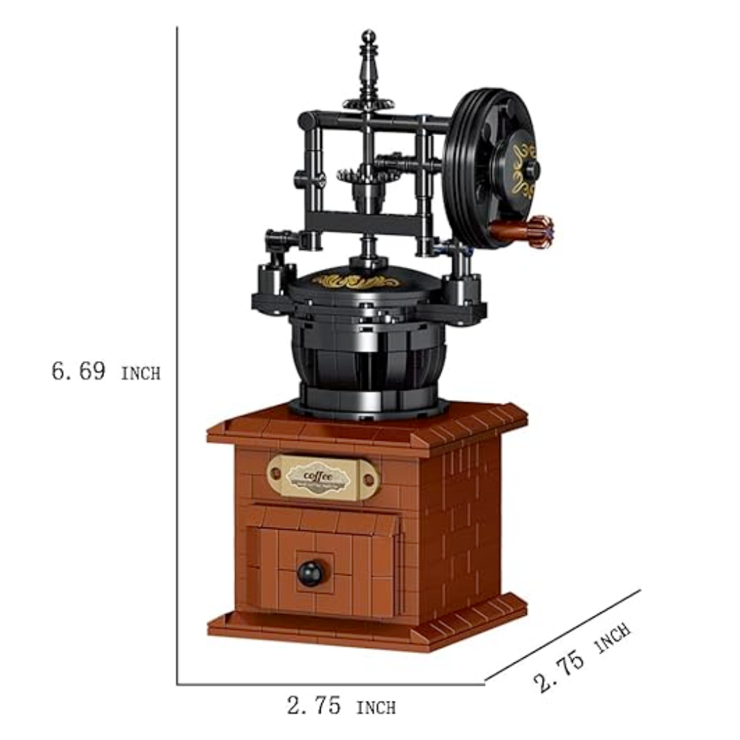 Antique Crank Coffee Grinder MultiBrickz