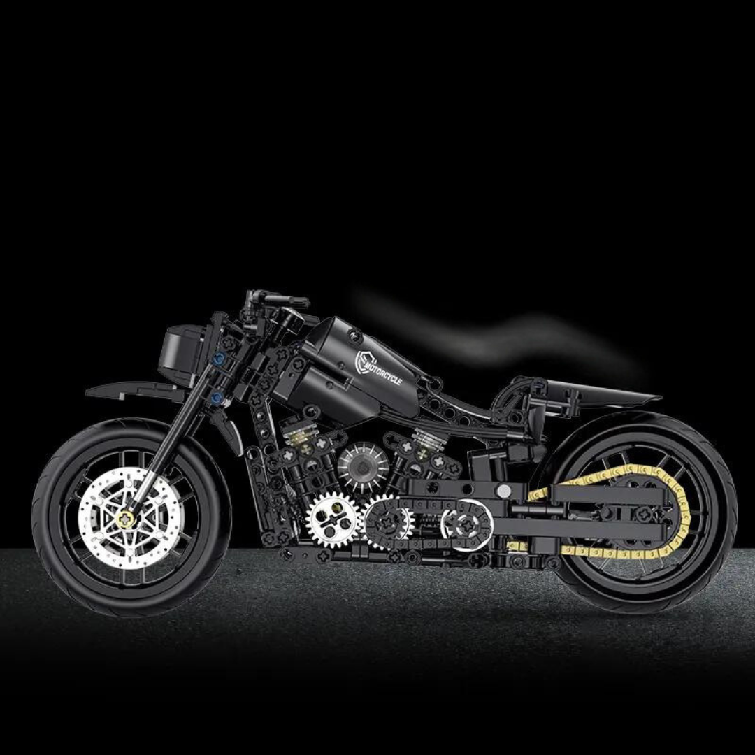 Motorcycle Cruiser Black MultiBrickz