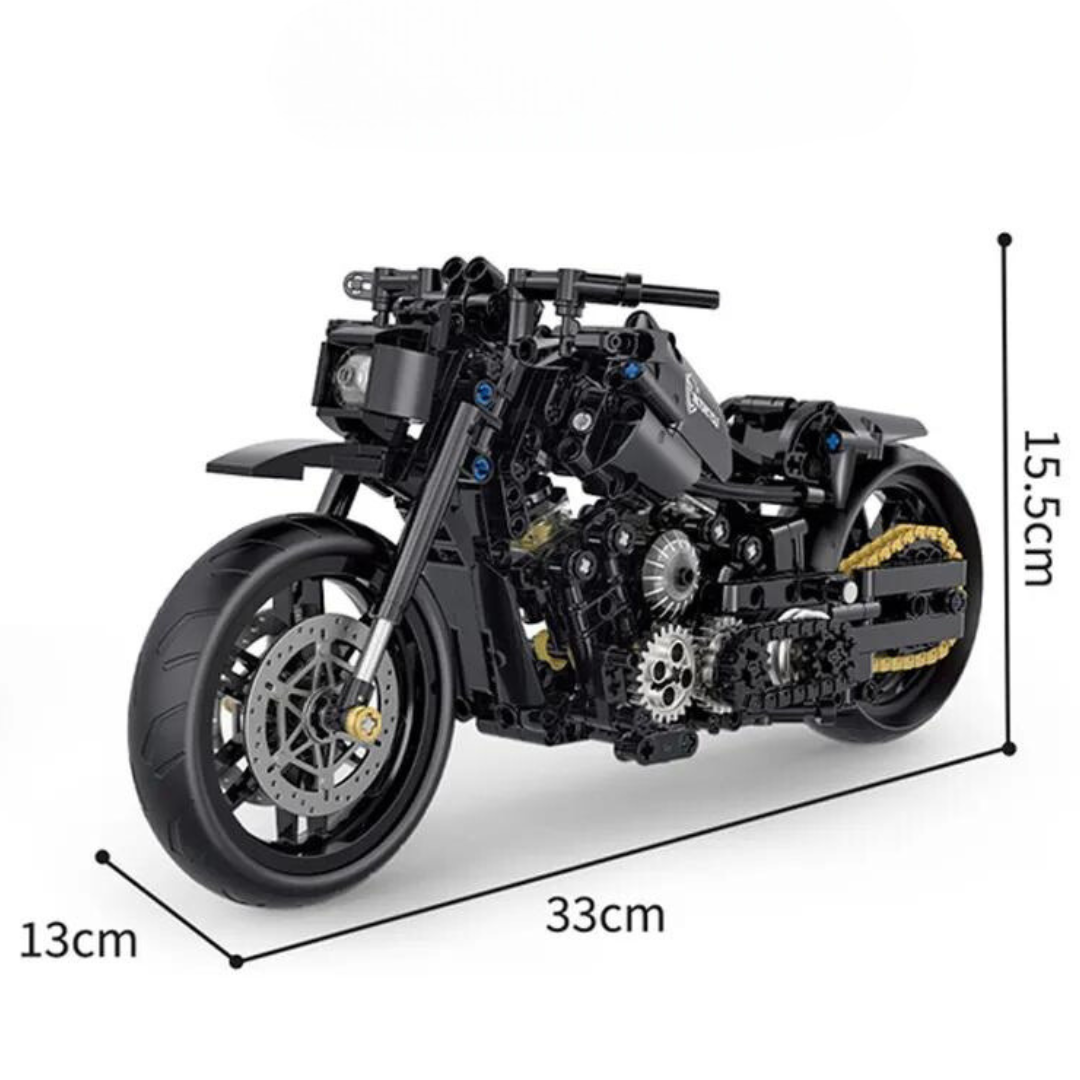 Motorcycle Cruiser Black MultiBrickz