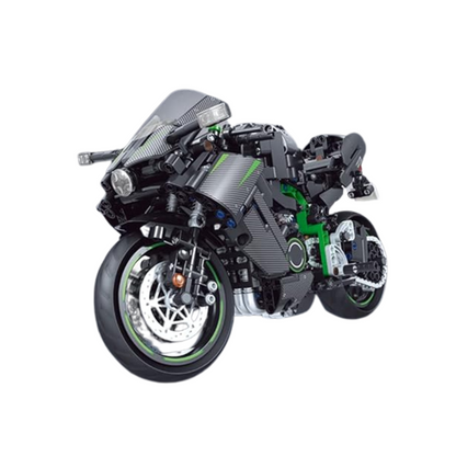 Motorcycle Sport Black & Green MultiBrickz