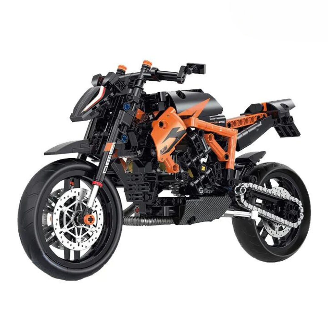 Motorcycle Standard Black & Orange MultiBrickz