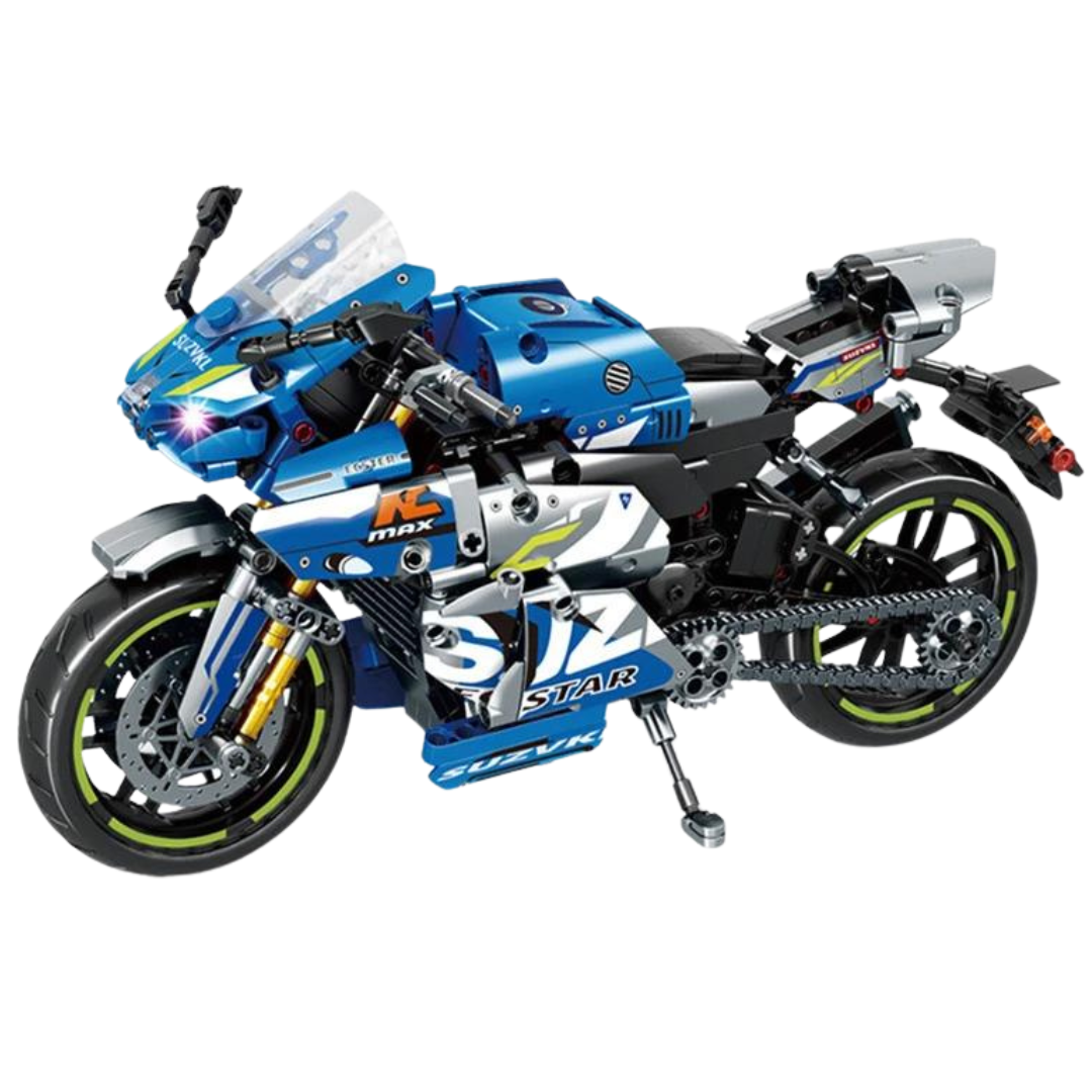 Motorcycle Standard Blue MultiBrickz