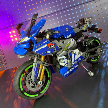 Motorcycle Standard Blue MultiBrickz