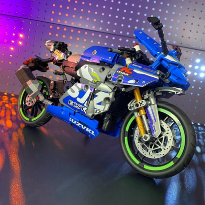 Motorcycle Standard Blue MultiBrickz