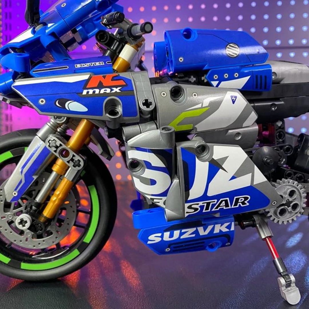 Motorcycle Standard Blue MultiBrickz