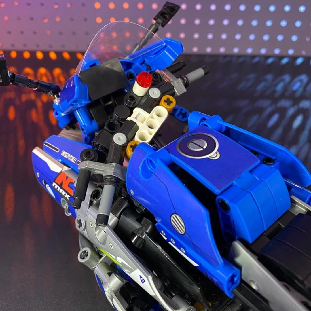 Motorcycle Standard Blue MultiBrickz