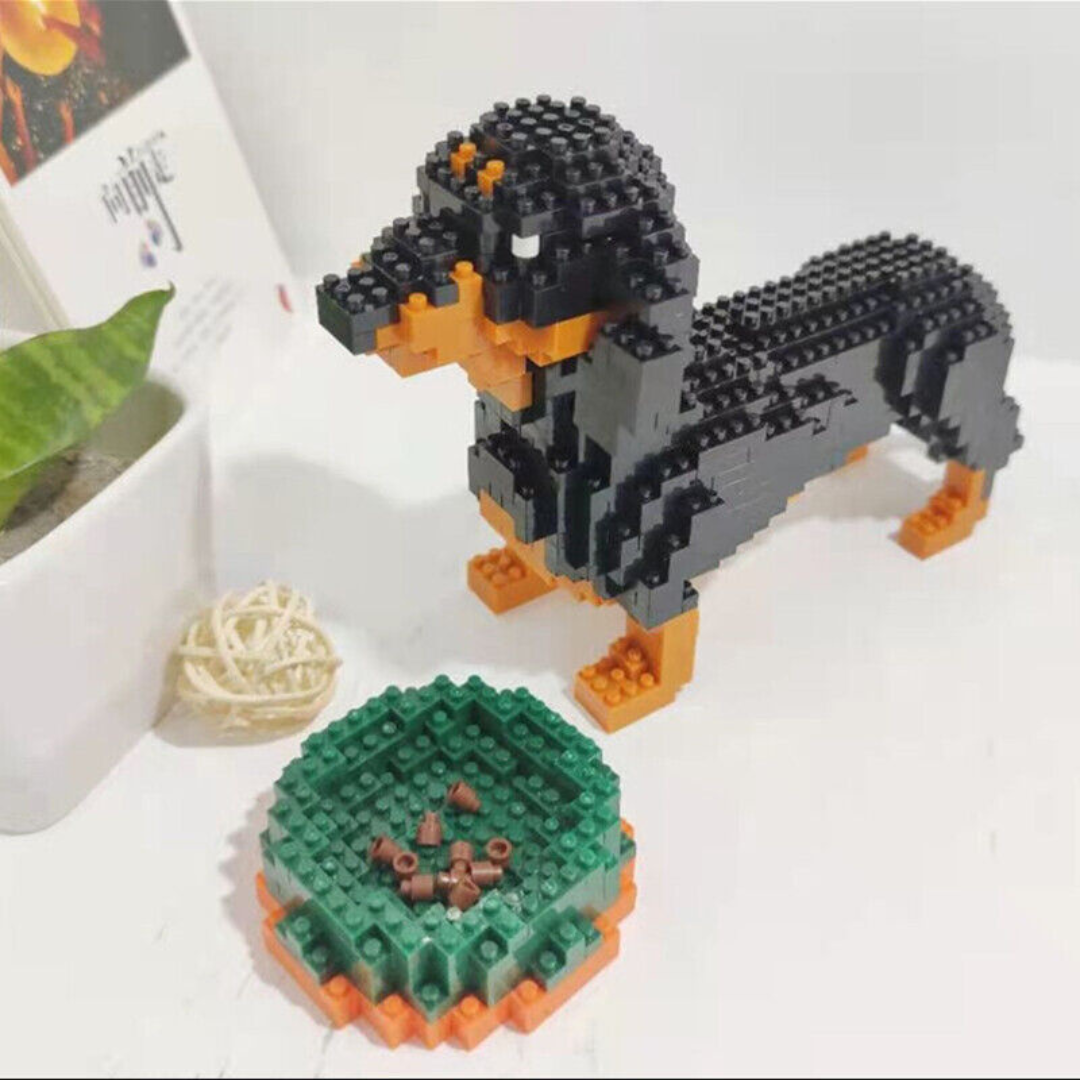 Realistic Dachshund MultiBrickz