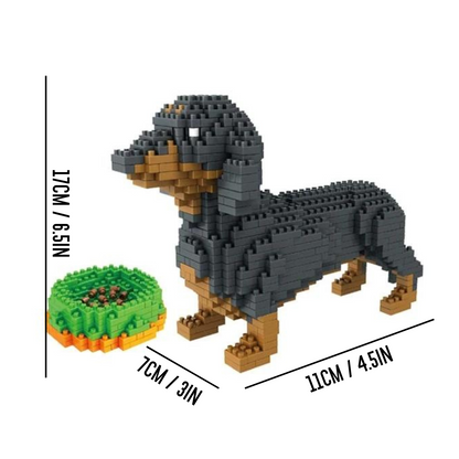 Realistic Dachshund MultiBrickz