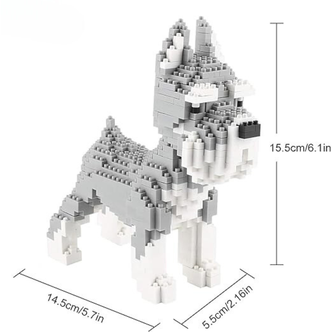 Realistic Schnauzer MultiBrickz