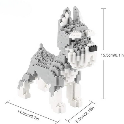 Realistic Schnauzer MultiBrickz