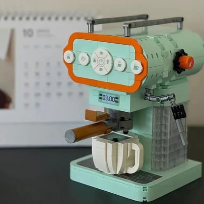 Retro Espresso Machine MultiBrickz