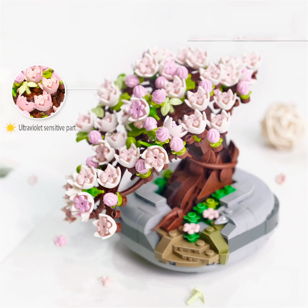 Cherry Blossom Bonsai Tree MultiBrickz