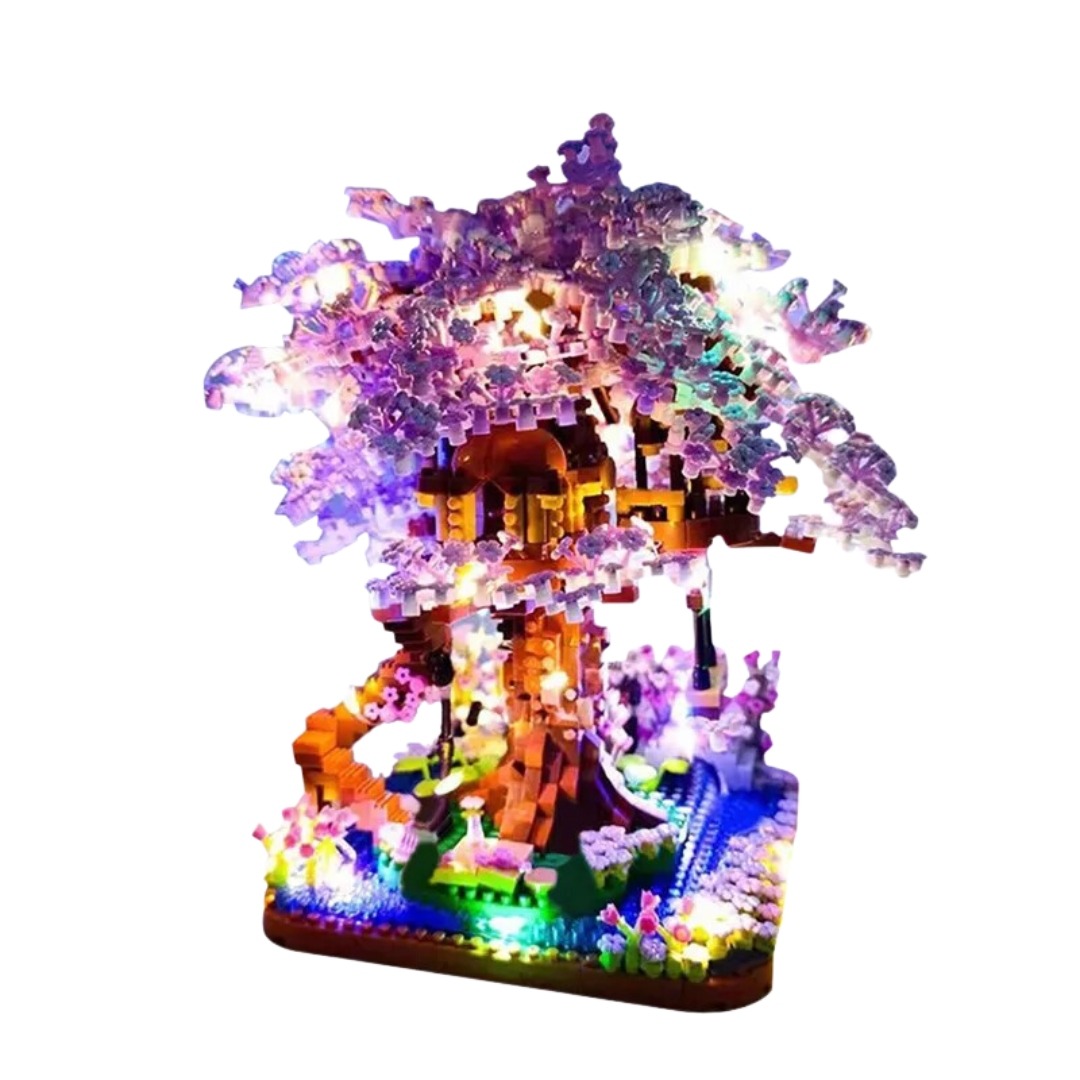 Cherry Blossom Treehouse Purple MultiBrickz