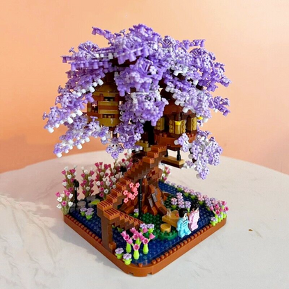 Cherry Blossom Treehouse Purple MultiBrickz