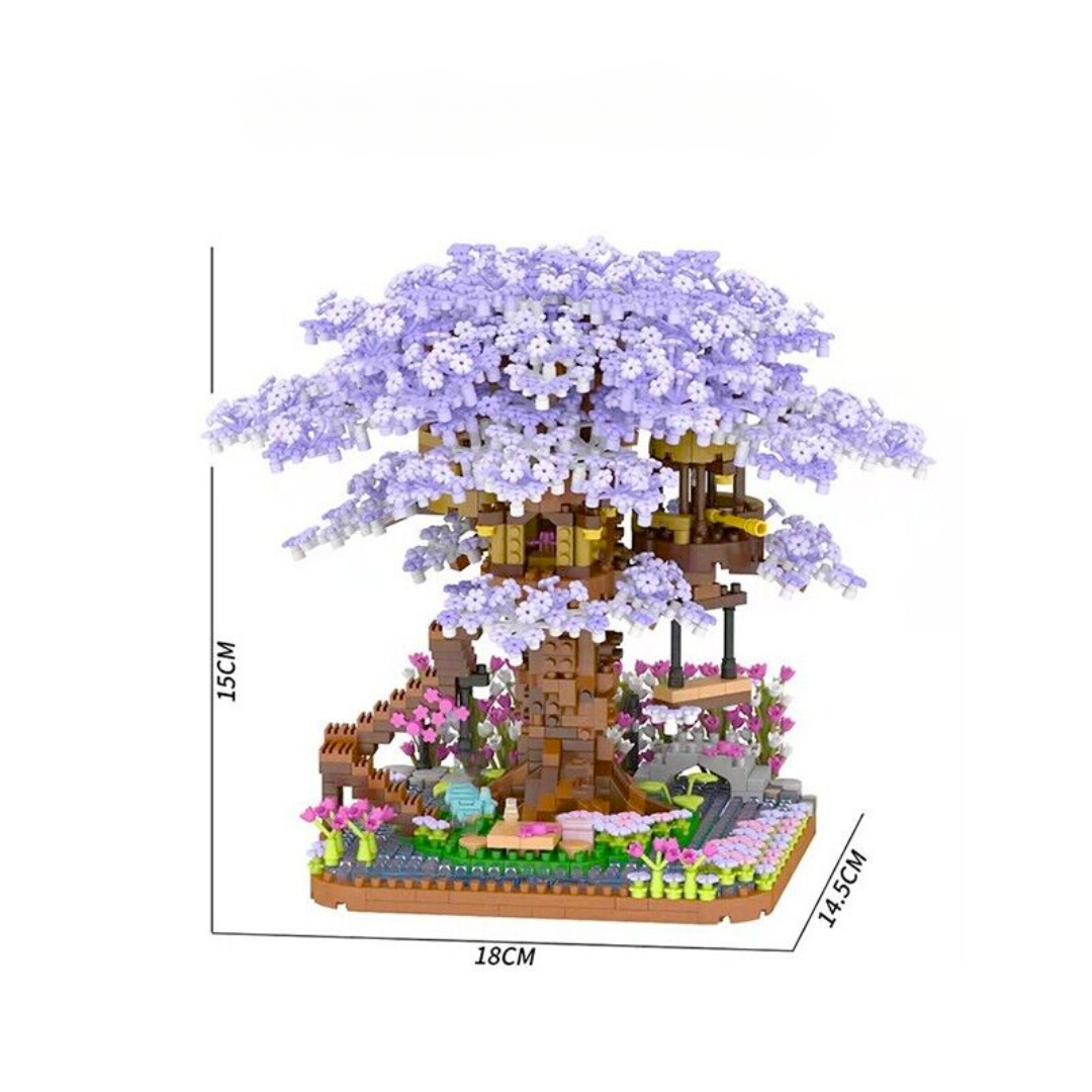 Cherry Blossom Treehouse Purple MultiBrickz